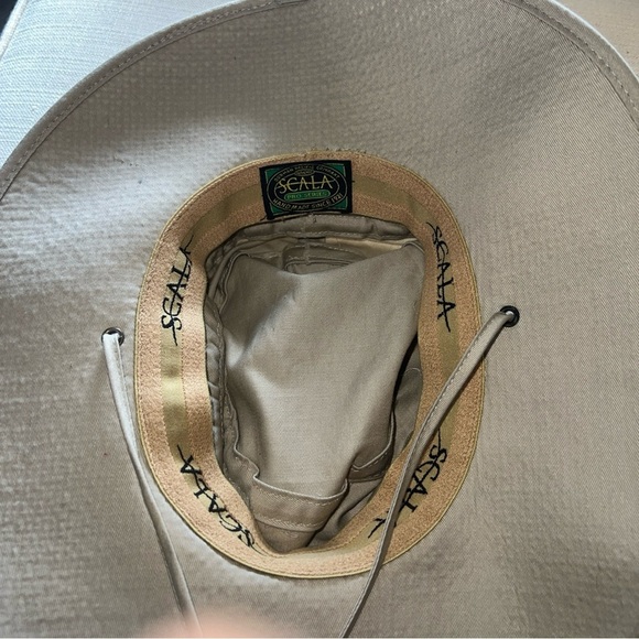 Dorfman Pacific Scala Straw Brimmed Vented Sun Hat Size Medium main image 10